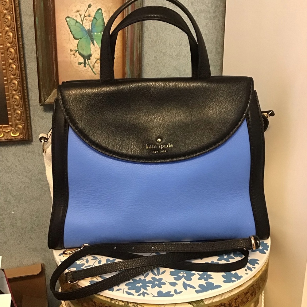 Kate spade colorblock leather satchel